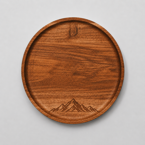 Round Serving Board