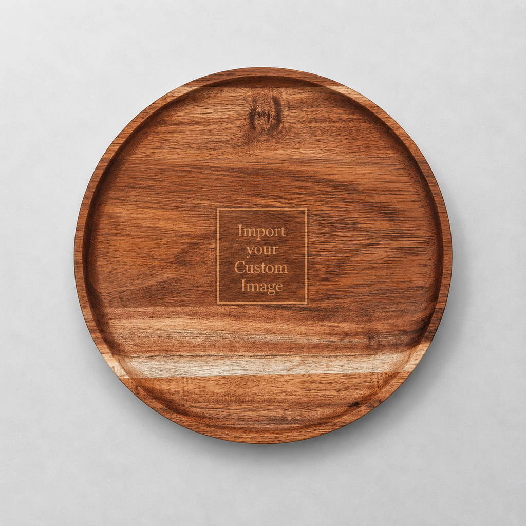 Round Serving Board