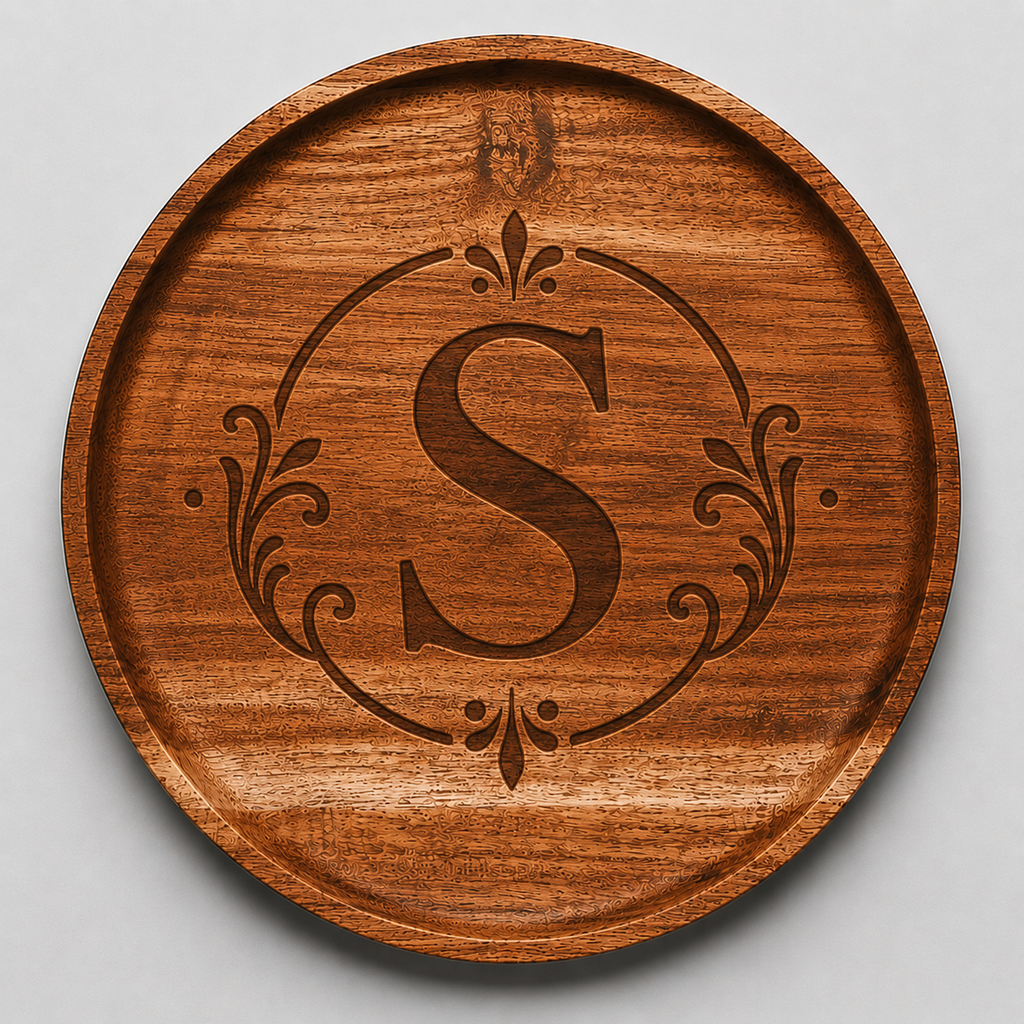 Round Serving Board