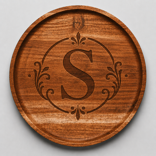 Round Serving Board