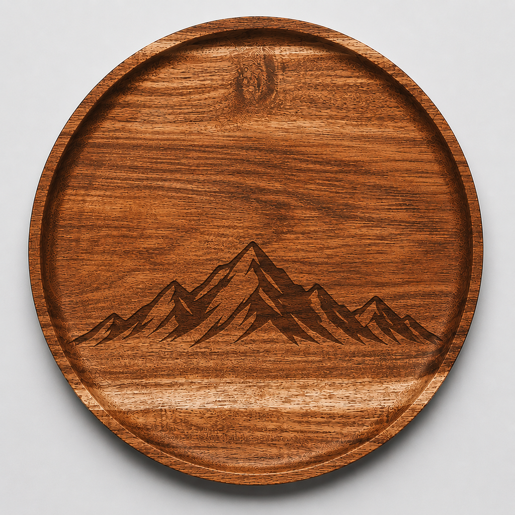 Round Serving Board
