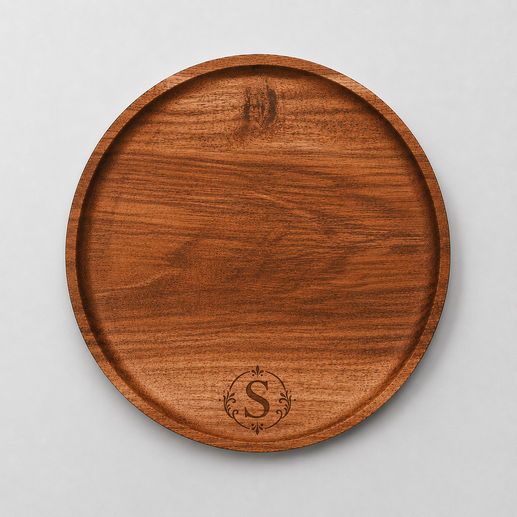 Round Serving Board